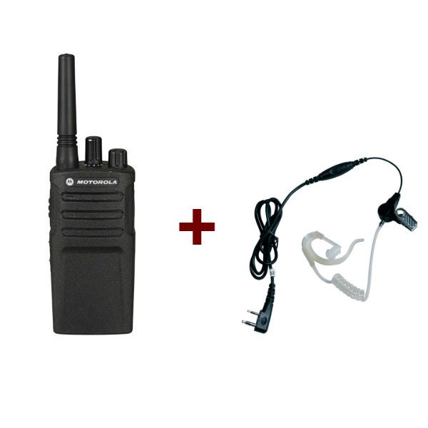 Motorola XT420 + Bodyguard set with ear hooks