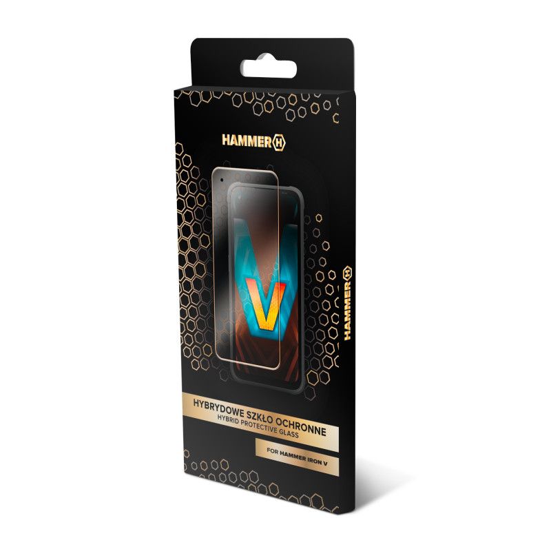 Hammer hybrid tempered glass for Iron V