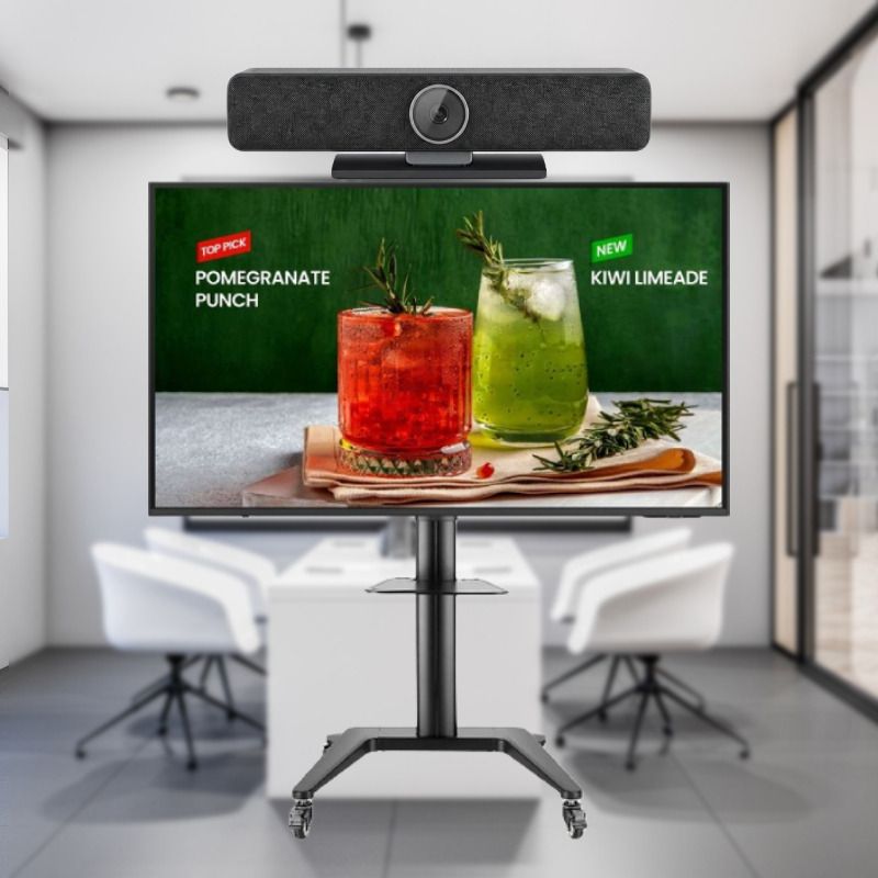 CLEYVER BAR BYOD Small Room Video Conferencing Kit with mobile stand