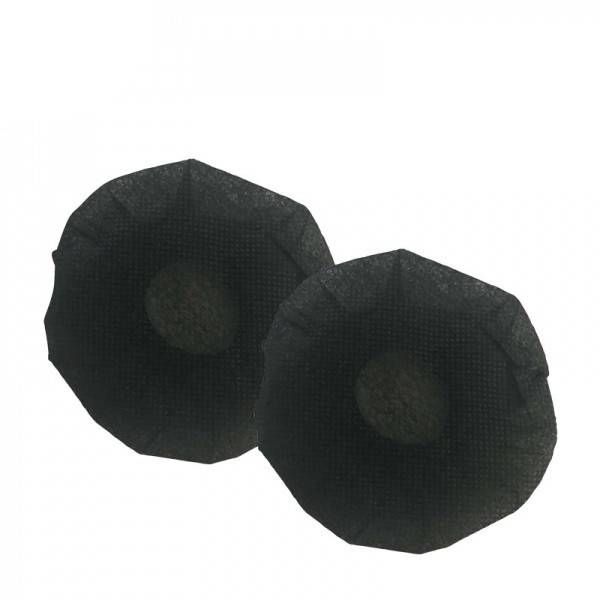 Black disposable ear cushions - 1 pair