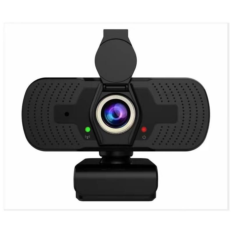 Compact USB HD webcam with privacy lens