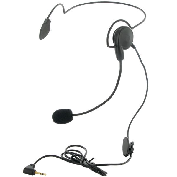 Neckband headset for Motorola 1-Pin Radios