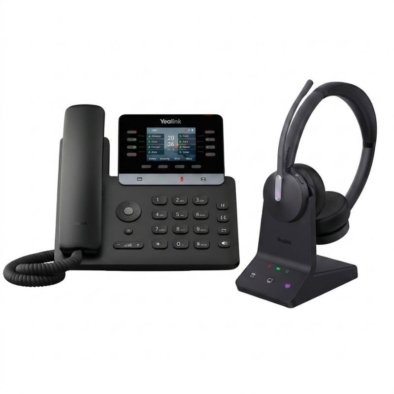 Yealink T73U IP Phone Bundle + Yealink WH64 Duo Headset