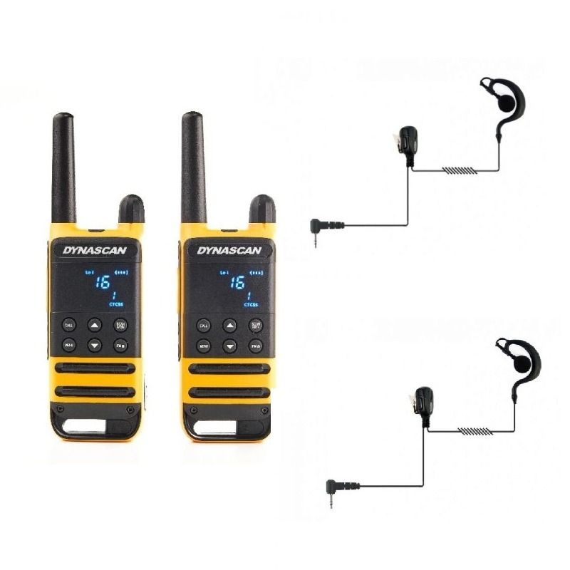 Dynascan P19 Pack + 2 Hook Earphones