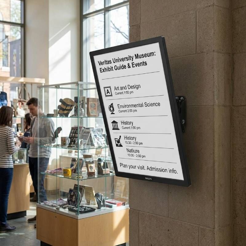 Philips 5150L 32" ePaper Display Pack + Tilting Wall Mount