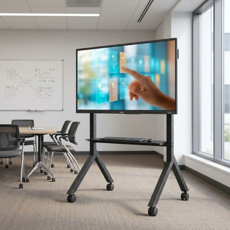 Pack Philips E-Line 75-inch Touchscreen + B-Tech BT8545 Mobile Stand