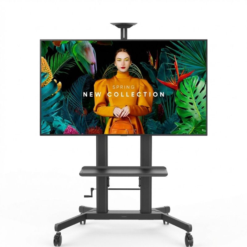 Pack Samsung QBC 75-inch 4K Display + Vision VFM-F26 mobile stand