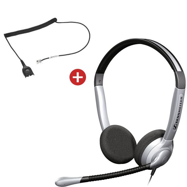 Sennheiser SH350 Headset + Free CSTD01 Cable