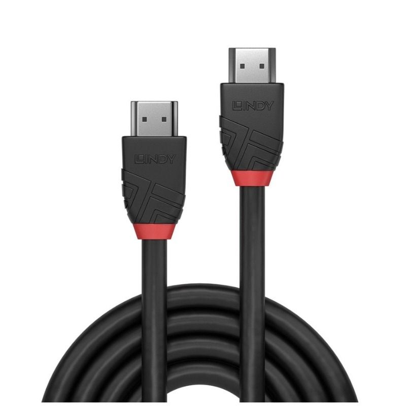 Lindy 2m 8K60Hz HDMI Cable, Black Line