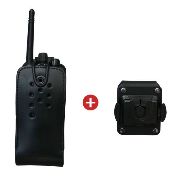 Professional Leather Two Way Radio Cover