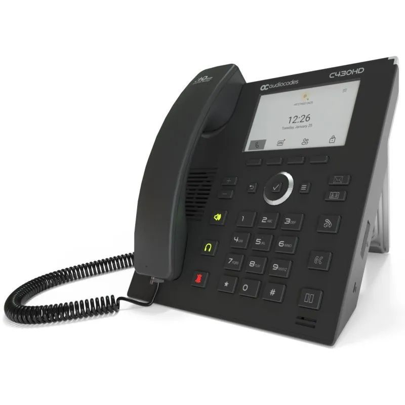 AudioCodes C430HD Microsoft Teams IP Phone
