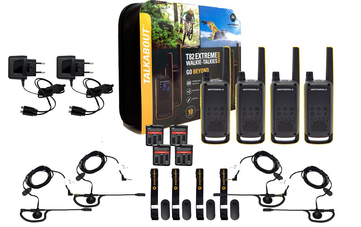 Motorola Talkabout T82 Extreme Quad Pack (EU Version)