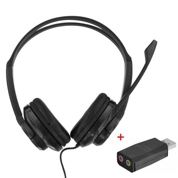 T'nB HS-200 Multimedia Headset with USB adapter