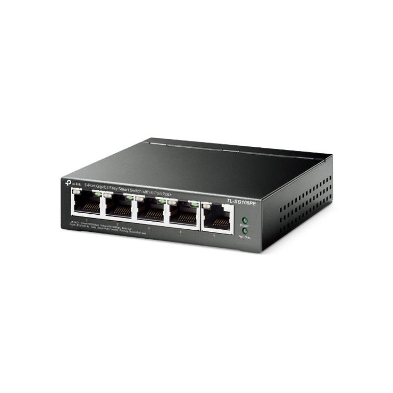 TP-Link TL SG105PE 4-port Gigabit PoE+ switch