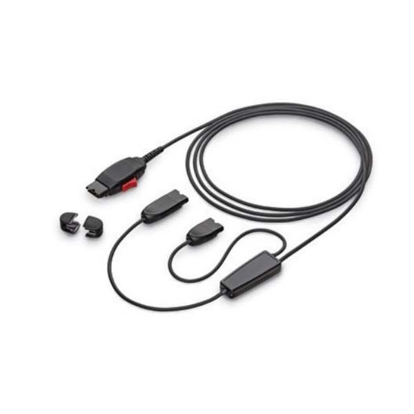 Double Cable listens to Wideband Plantronics
