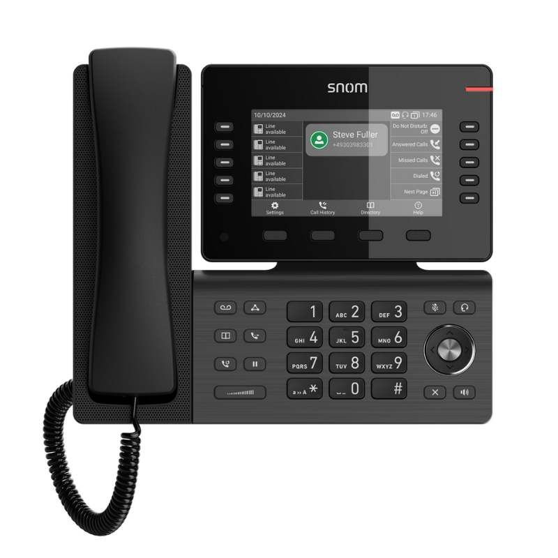 Snom D815WB IP phone Black IPS Wi-Fi