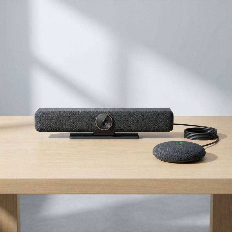 Pack Cleyver Medium Room Bar 4K + wired extension microphone