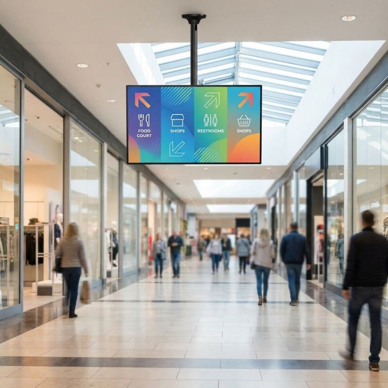 Pack iiyama ProLite LH6560UHS-B2AG 65" + ceiling mount Neomounts FPMA-C340BLACK