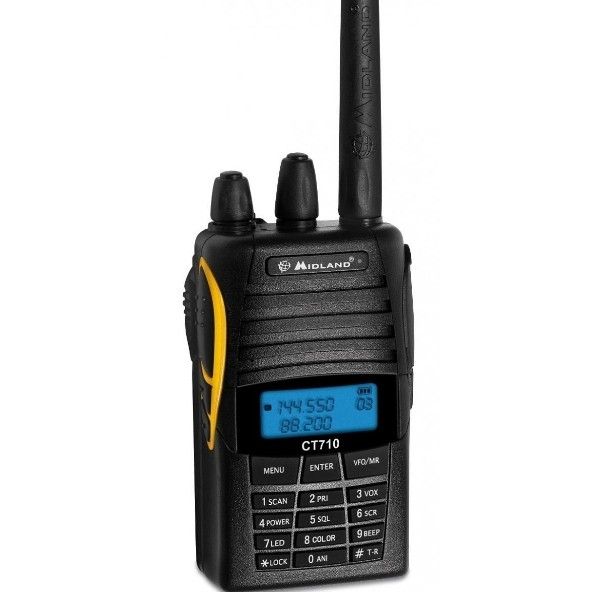 Midland CT 710 Dual Band VHF/UHF + Ear Hook Kit 