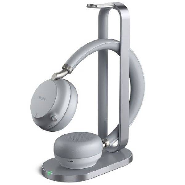 Yealink BH72 Teams Light Grey USB-C with Charging Stand
