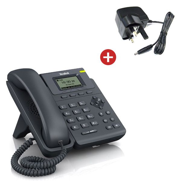 Yealink SIP-T19 IP VoIP Desktop Phone + Power Supply