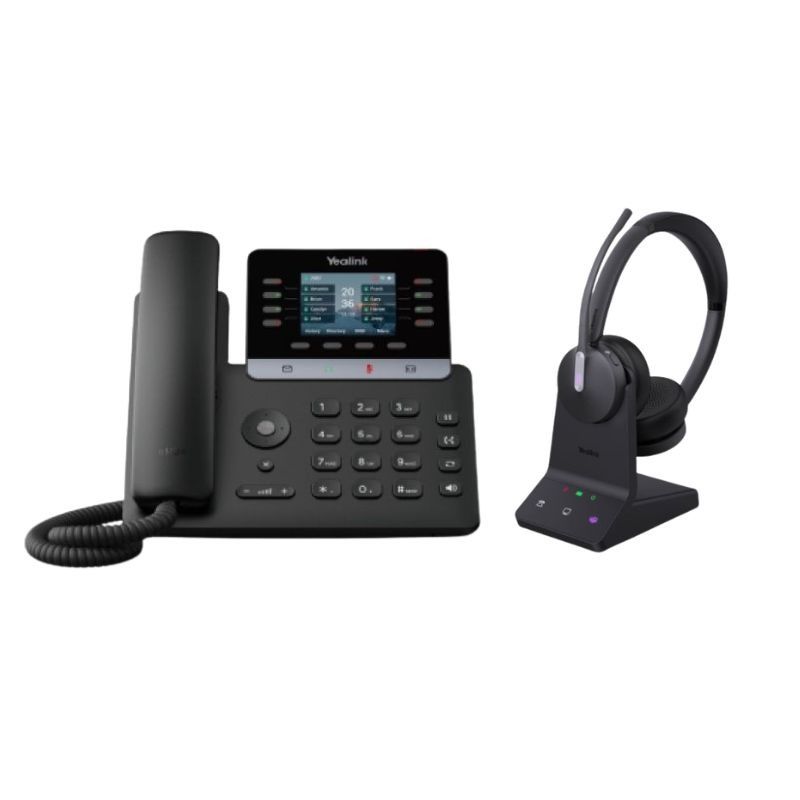 Yealink T73W IP Phone Bundle + WH64 Duo DECT Headset