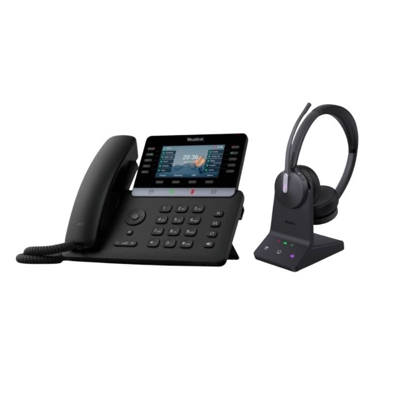Yealink SIP-T74U Phone Bundle + WH64 Duo DECT Headset
