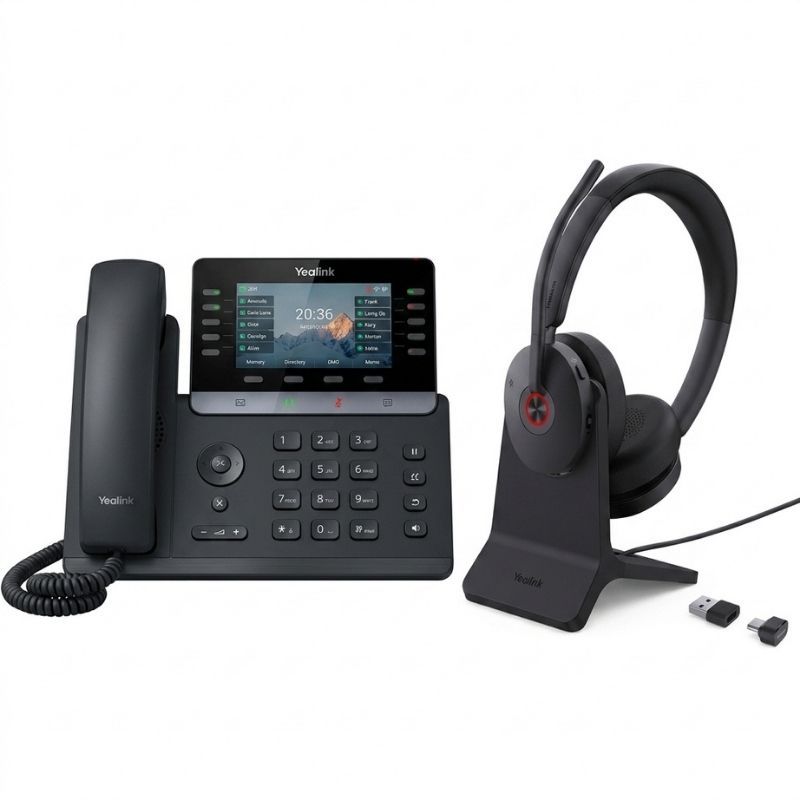Yealink T74 LTE 4G IP Phone Bundle + Yealink BH74 UC Headset