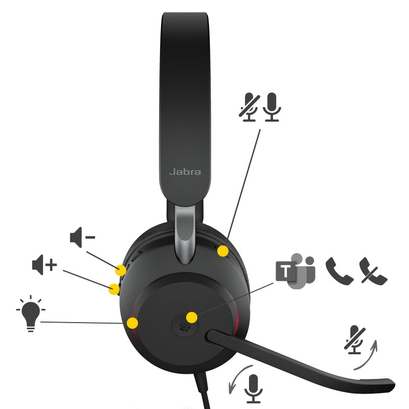 Jabra Evolve2 40: optimized USB headset for professionals