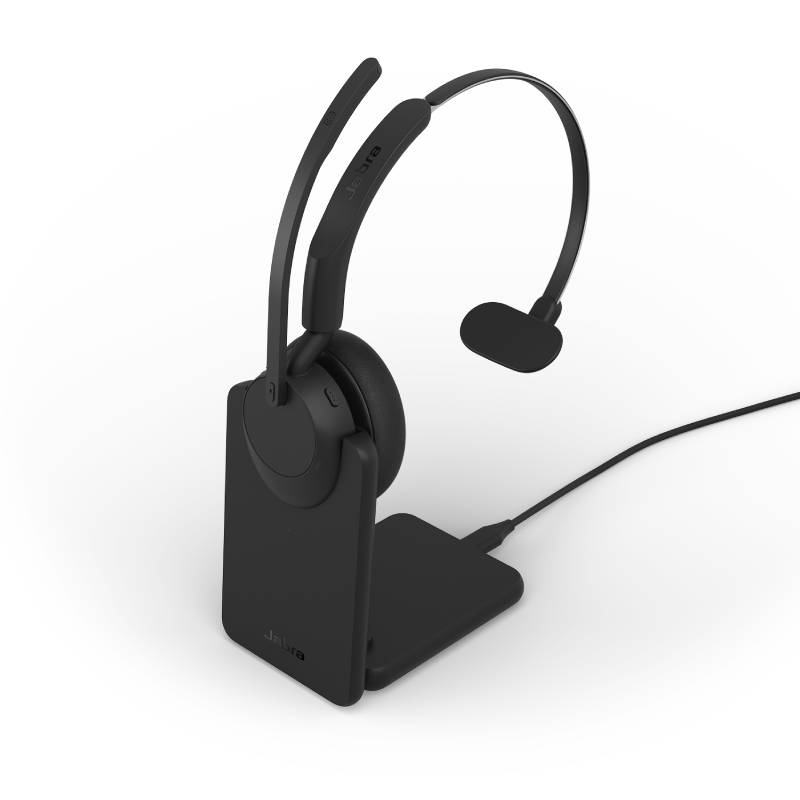 Jabra Evolve3 45 Mono USB-C UC + Charging Stand
