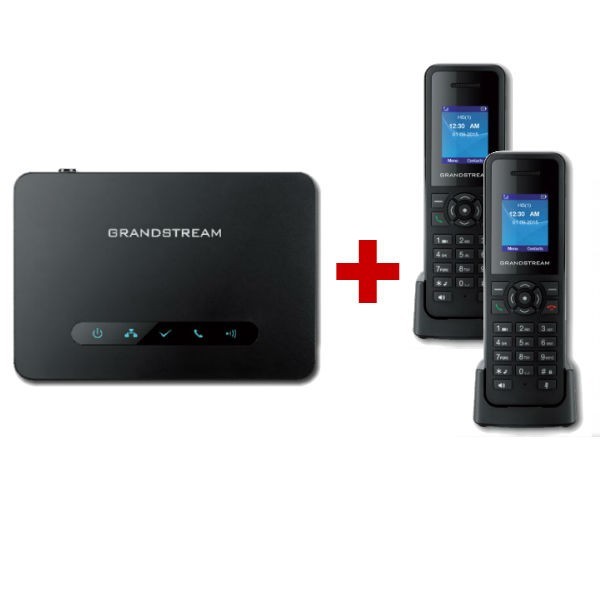 Grandstream DP750 DECT Base + 2 DP720 Handsets