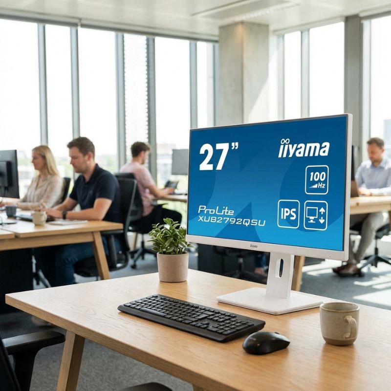 iiyama ProLite XUB2792QSU W6 27 Inch QHD IPS Monitor