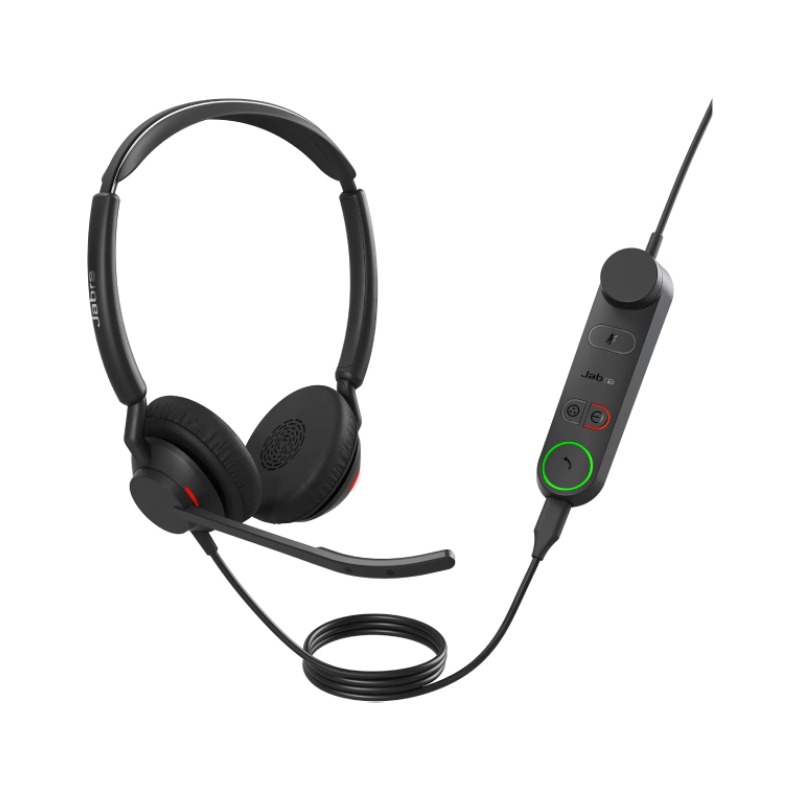 【新品・未使用】Jabra Engage 50 ヘッドセット Type-C Jabra Engage 50 II + USB-C/A Adapter MS Stereo| USB Headset
