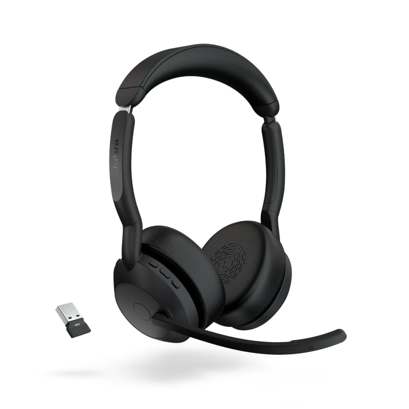Jabra Evolve2 55: Wireless headset with ANC Teams certified