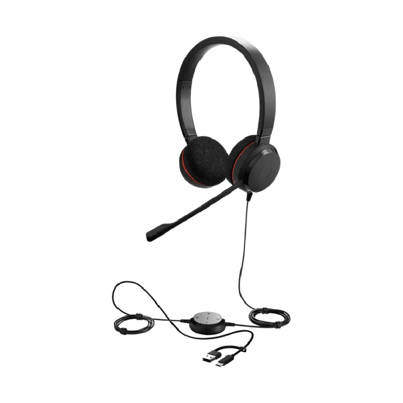 Jabra Evolve 20 MS stereo USB-C/A