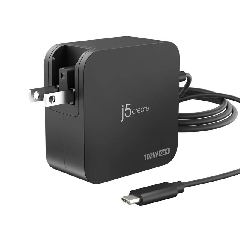 J5CREATE JUP25102 102W USB-C 2-Port Charger
