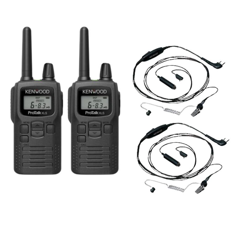 Pack 2x Kenwood PKT-300E + 2x Micro Earpiece
