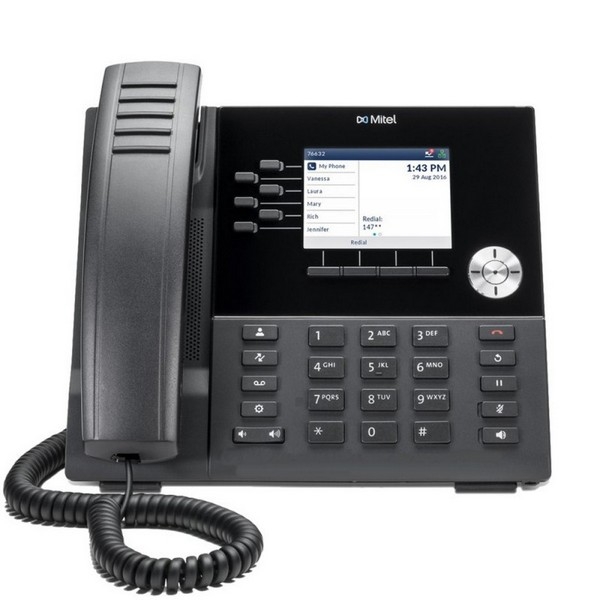 Mitel 6920 IP Phone: HD sound power over Ethernet