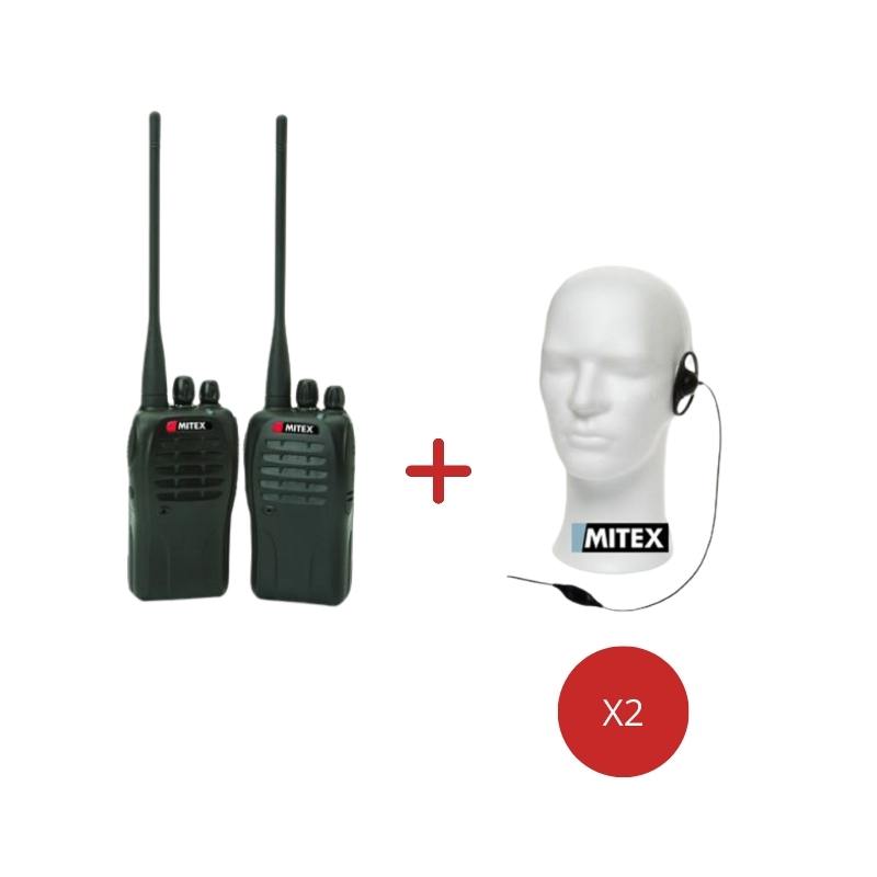 Mitex General Twin Pack + D-Shape Earpiece