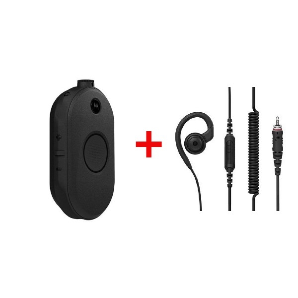 Motorola CLP446e + Motorola G-Shaped Earpiece