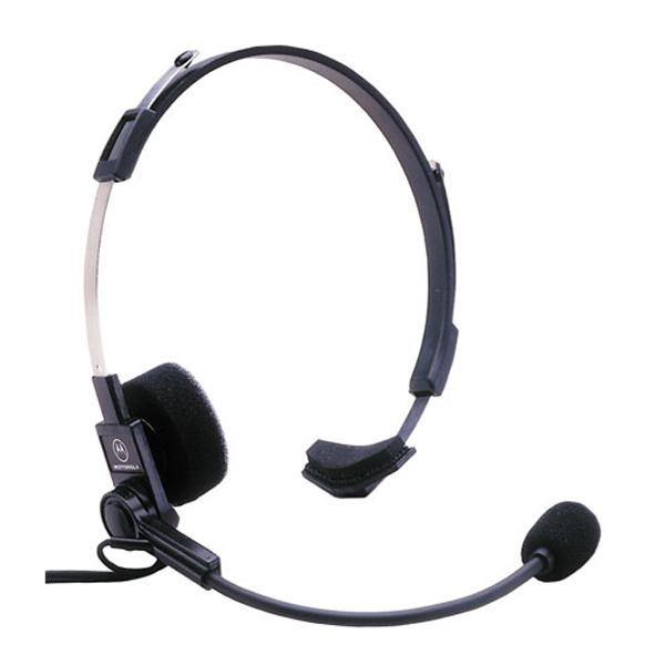 Headset with Boom for Motorola 1-Pin Radios