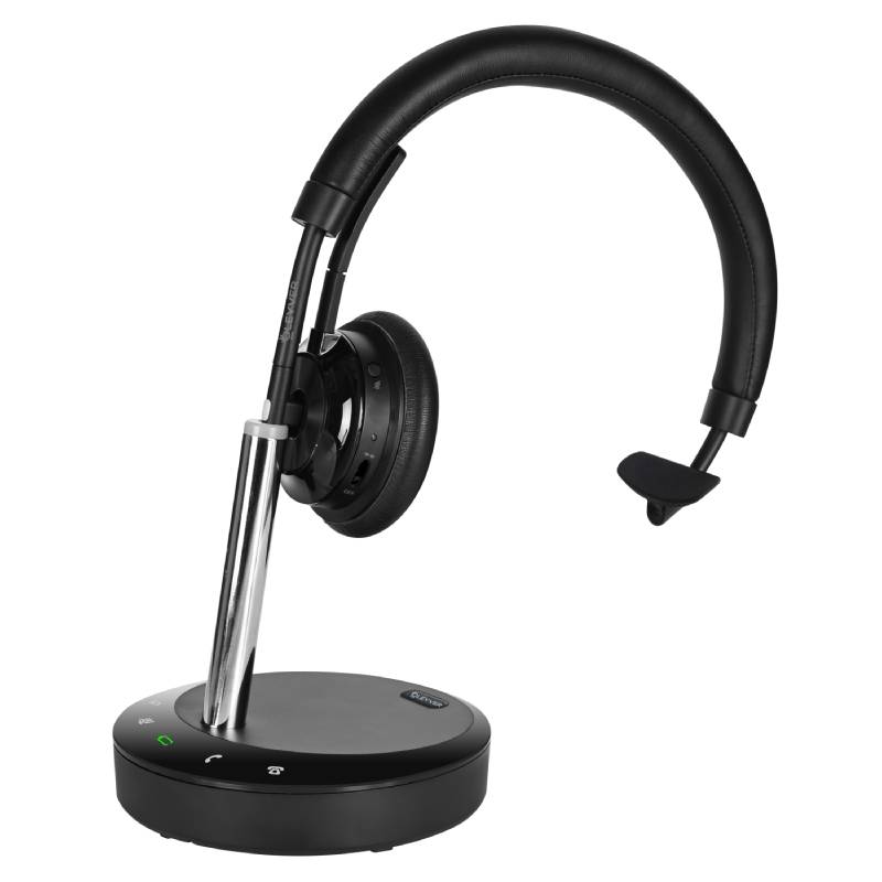 Ewent EW3564 – Cuffie Stereo Over-Ear Con Microfono Pieghevoli – Jack 3.5mm E Adattatore PC – Controllo Volume Integrato