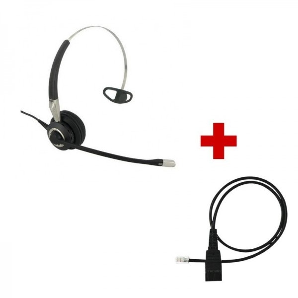 Jabra BIZ 2400 II Mono + QD/RJ10 connection cable