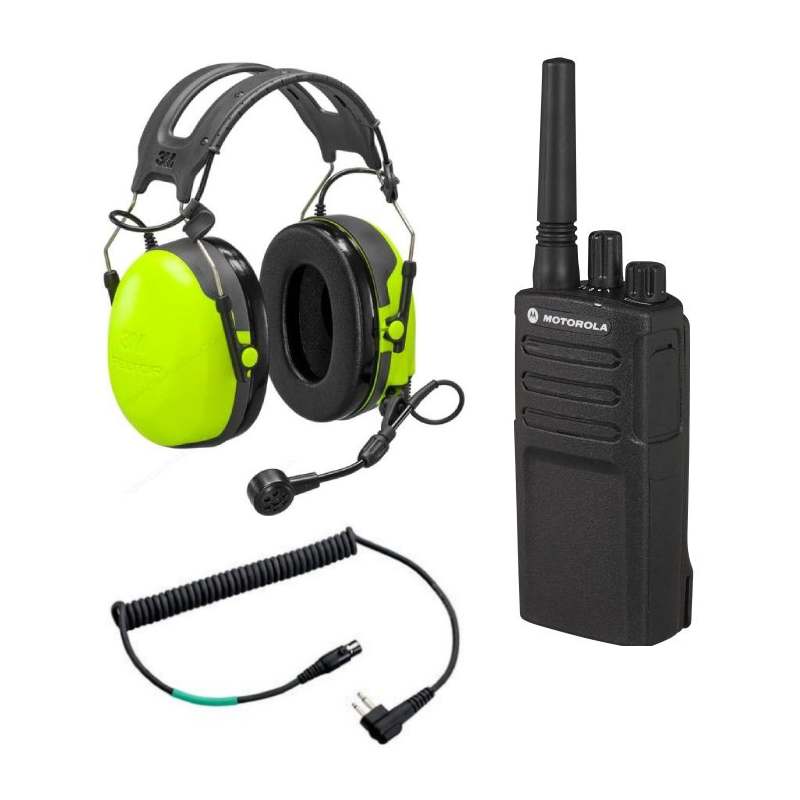 Peltor CH3 and Motorola XT420 Walkie talkie