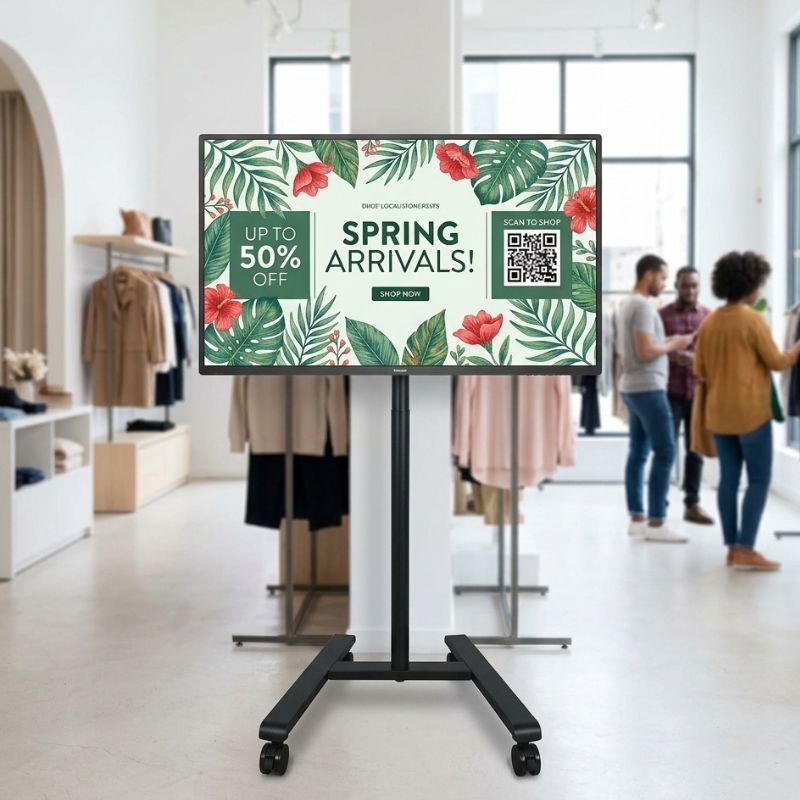 Pack Philips D-Line 32-inch Display + B-Tech BT7504 Mobile Stand