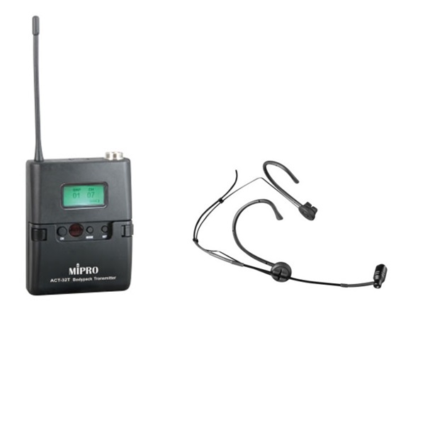 MiPro ACT-32T Transmitter and MU-53HN Microphone