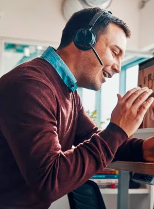 Poly Voyager Focus 2 USB-C-C Teams + USB-C to USB-A Adapter - Onedirect