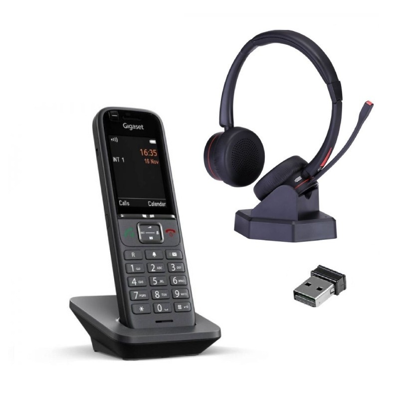Pack Gigaset S700H PRO Phone + Cleyver NW35UC Headset