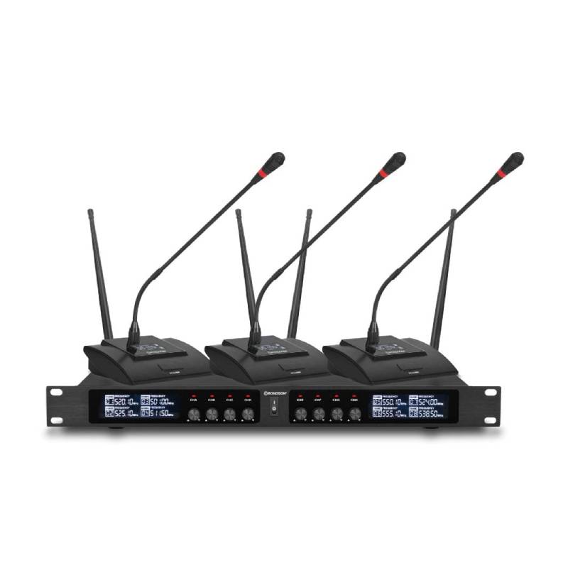 Rondson Wireless Conference System – 8 Channels (520.1 – 546.5 MHz)