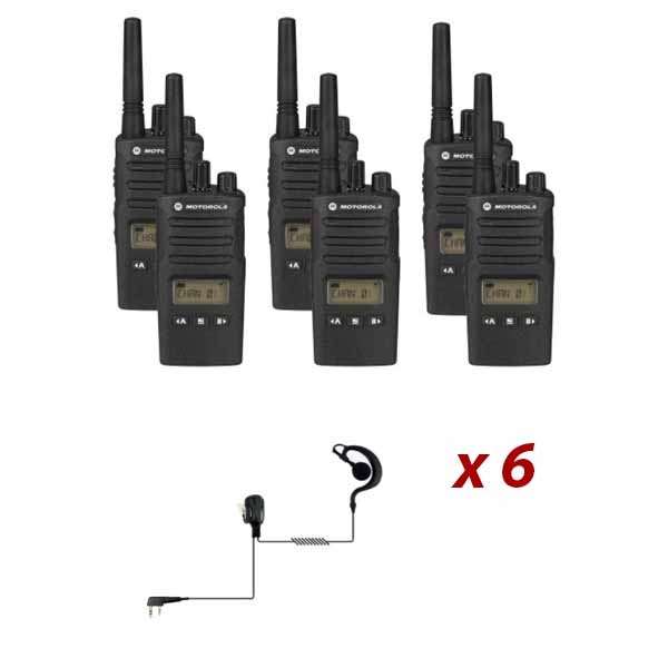 Motorola XT460 Six Pack + G-shaped earpiece
